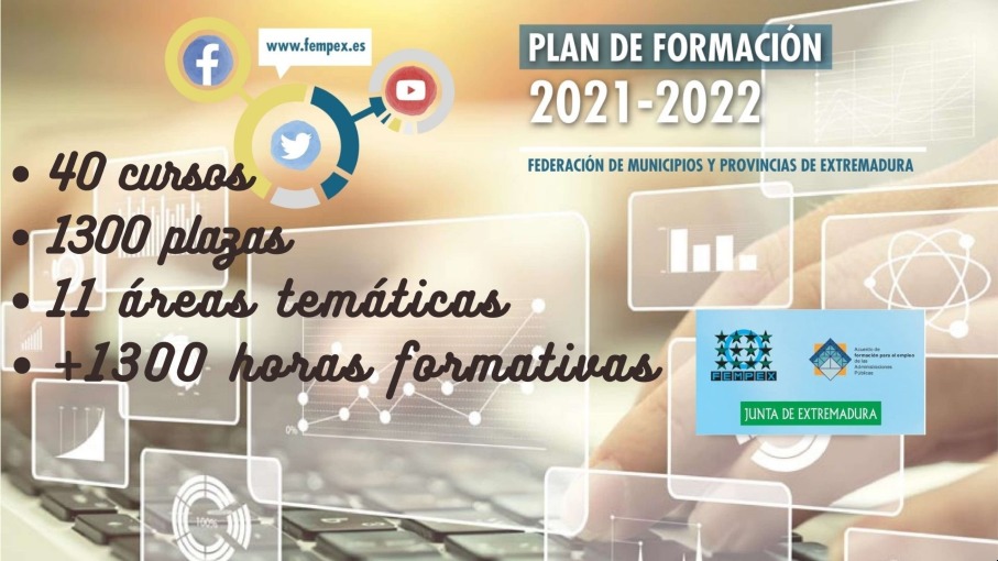 Más de 1300 empleados de la administración local participarán en el nuevo Plan Formativo de la FEMPEX 